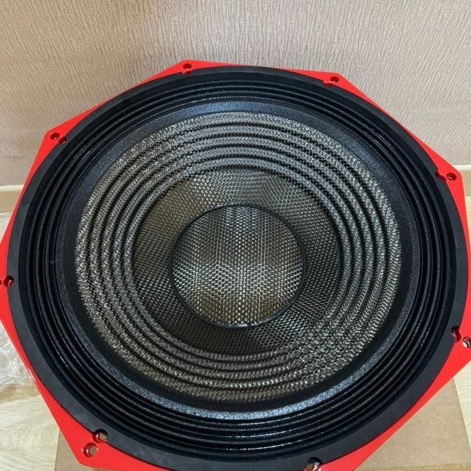Speaker Komponen 18 inch PD1890/II Carbon Speaker PD 1890 Carbon Merah