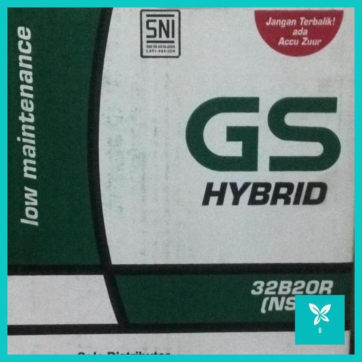 | CM | GS Hybrid NS40 32 Ah aki mobil avanza xenia zebra splash futura 1000cc