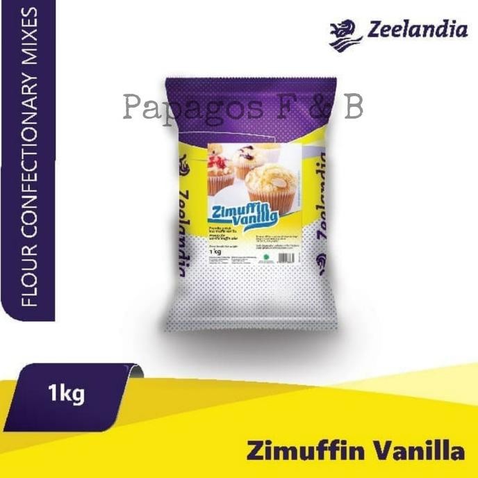 

Tepung Premix Zimuffin Vanila / Muffin Vanilla Zeelandia 1 Kg / Kilo