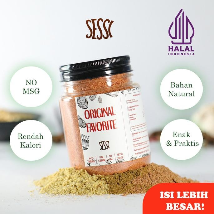 

Sessi Bumbu Diet Marinasi Instan Rasa Original Favorite Dry Rub nUg