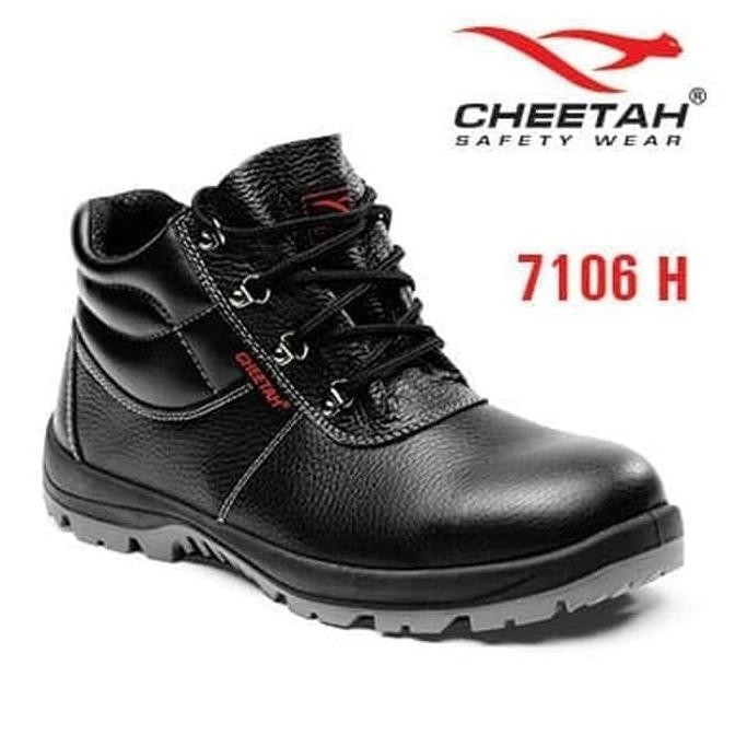 Miliki Sepatu Safety 7106 H Cheetah Double Sol Polyurethane Safety Shoes