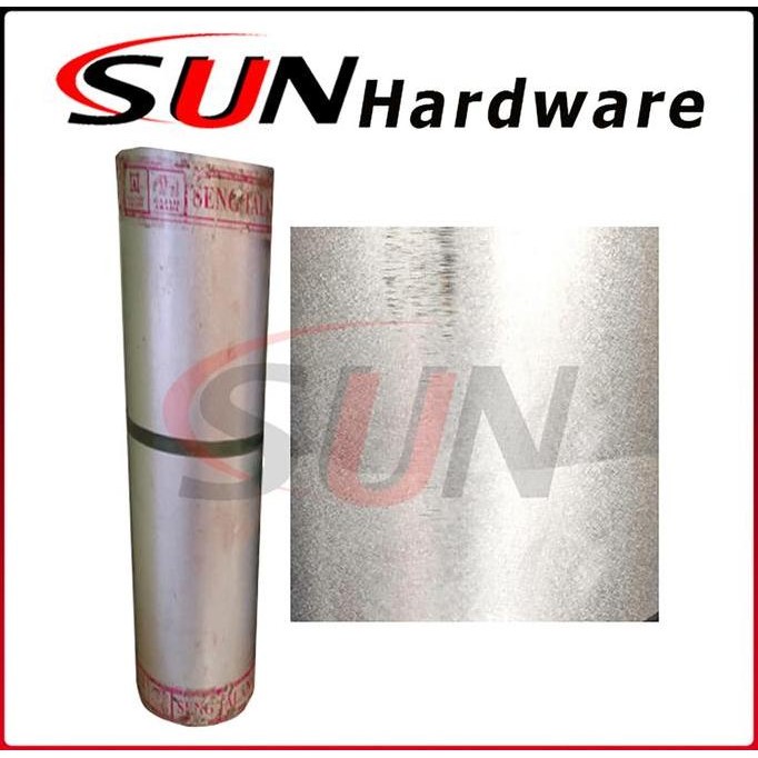 Seng Plat Galvalum Anti Karat 120 Cm Talang Atap Gerobak Warung Dapur Meteran