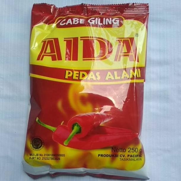 

AIDA BUMBU TABUR INSTANT CABE BUBUK CABAI PEDAS 250 GRAM nUg