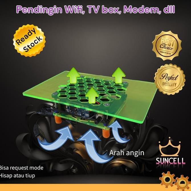 NEW Kipas Fan wifi router asus modem huawei tenda Tplink TV box Android high speed