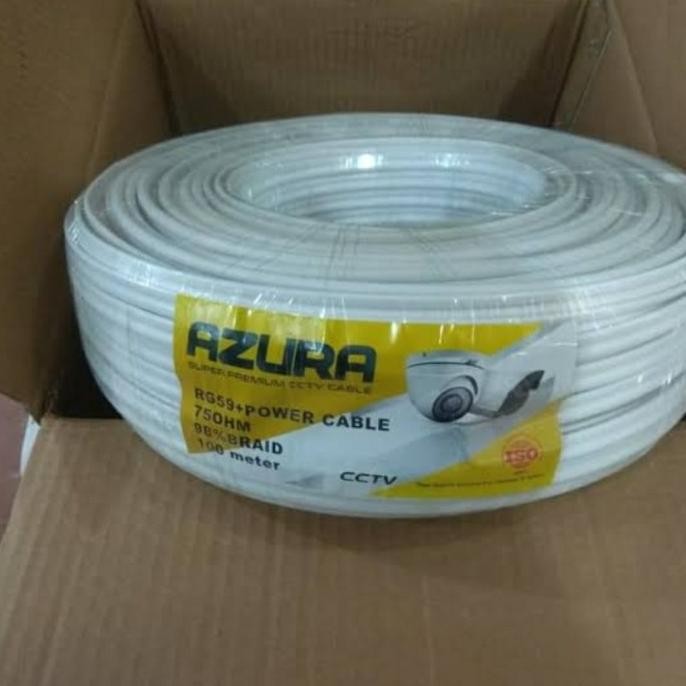 Grosir Kabel Cctv Rg 59 + Power 100 Meter Kualitas Kabel Cctv Di Jamin Bagus
