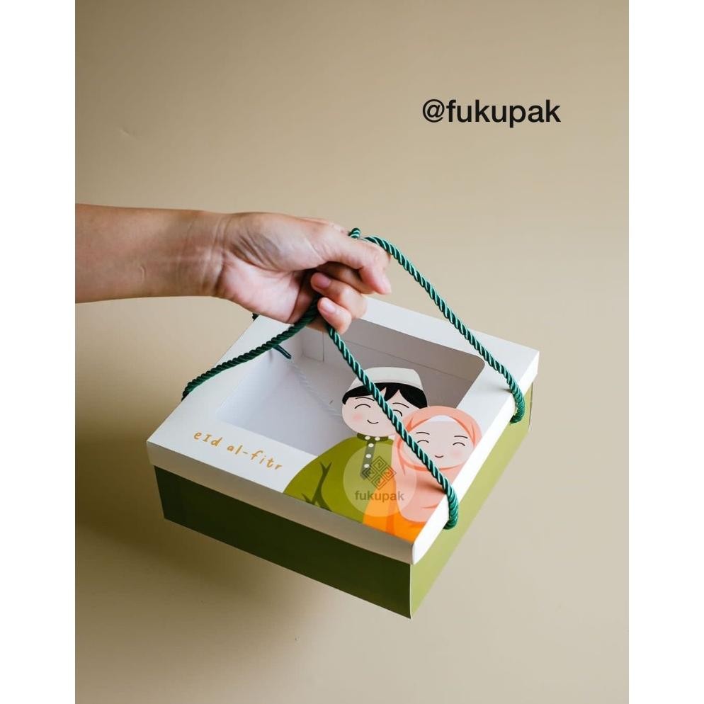 

Box 20x20 Idul Fitri (10pcs) kotak kue cake dus brownies roti nasi