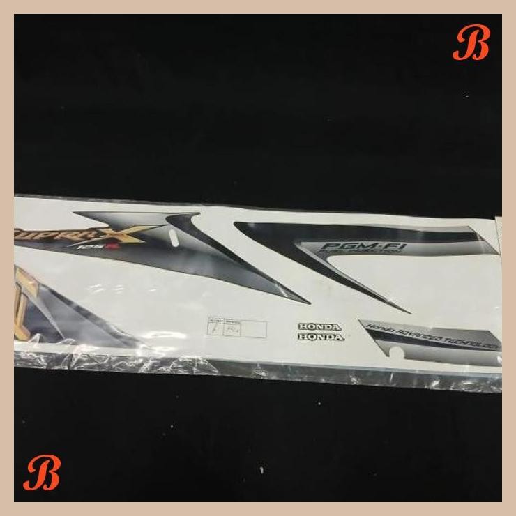 [HWP] STRIPE BLACK GREY RIGHT SUPRA X 125 871X0KYL680ZAR