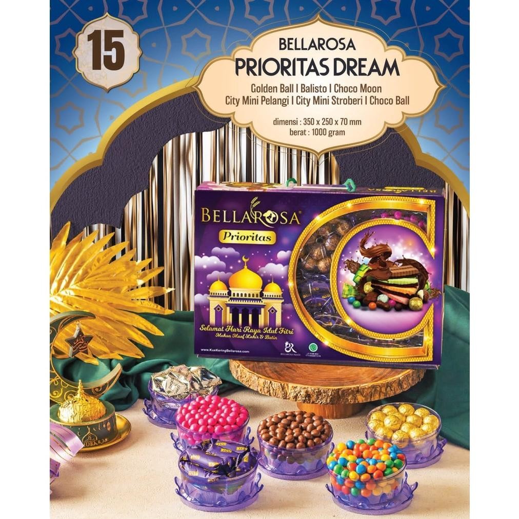 

PAKET COKLAT PRIORITAS DREAM BELLAROSA BINGKISAN KUE LEBARAN BELLAROSA