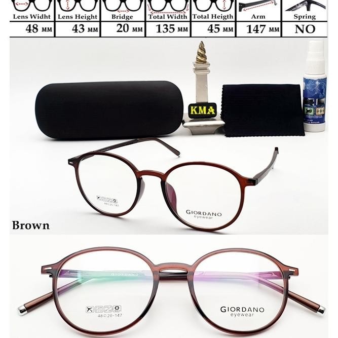 new frame kacamata minus giordano cabrio elastis kacamata minus lentur 9