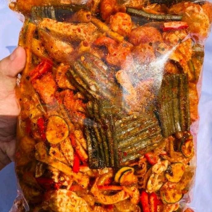 

SEBLAK CAMPUR 500gram SEBLAK MIX [SEBLAK BETON - SEBLAK JENGKOL ASBES - SEBLAK SISIR - SEBLAK KERUPUK RAFAEL] PEDAS RENYAH JAGO NGEMIL nUg