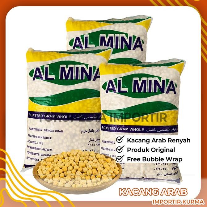 

KACANG ARAB 1 KG / KABULI OLEH OLEH HAJI & UMROH / CHICKPEAS 1KG ORI nUg