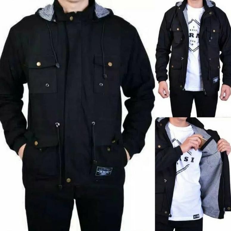 Jaket parka polos/jaket peria/jaket parka/jaket gunung/Parka jacket
