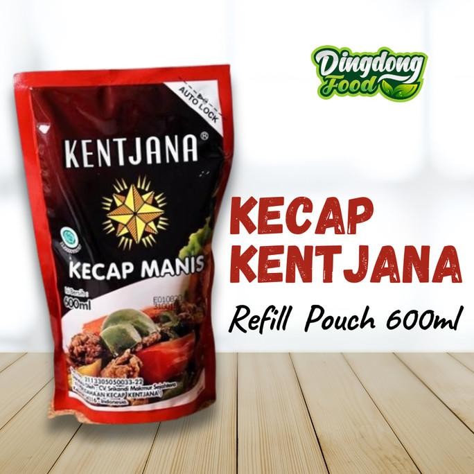

Kecap Kentjana Kecap Manis Cap Kencana Khas Kebumen Pouch 600 ml nUg