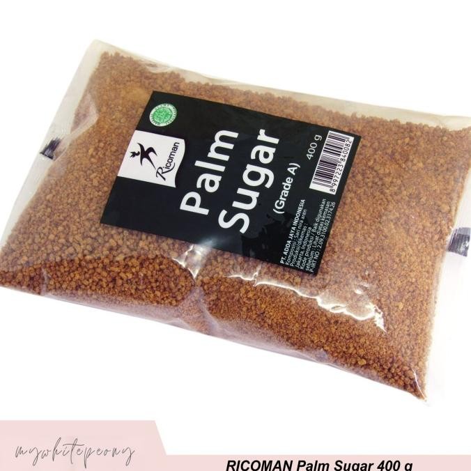 

Palm Sugar RICOMAN (100% Aren) kemasan 400 Gram nUg