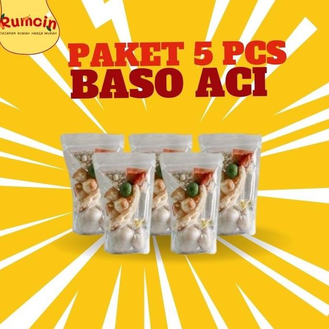 

Paket Baso Aci 5 Pcs Pedas - Rumcin nUg