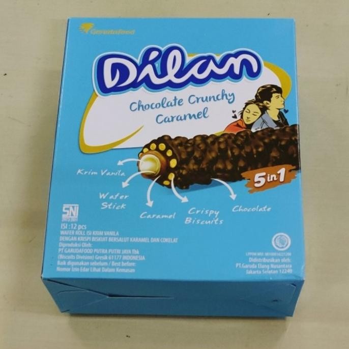 

Dilan Chruncy Choco Caramel Box Pak Garuda nUg