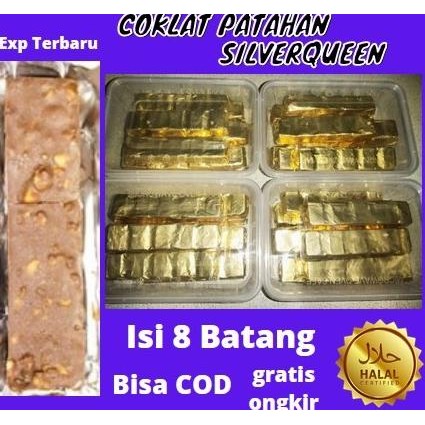 

Coklat Silverqueen Patahan isi 8 Batang nUg