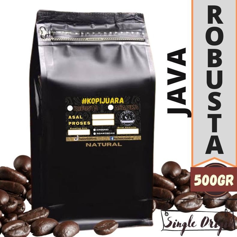 

Kopi Robusta Java 500Gr Bisa Pilih Biji Atau Bubuk