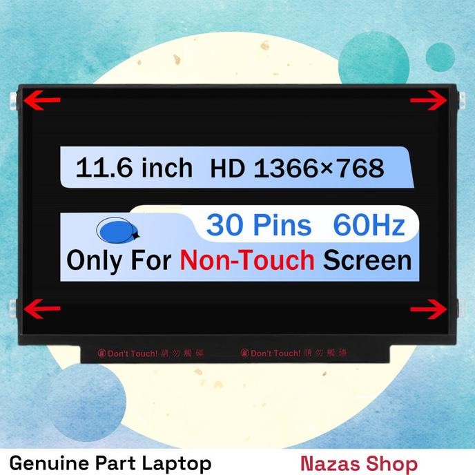 Lcd Led Laptop Samsung Chromebook 4 Xe310Xba Xe310Xba-K01Us  11.6" Hd 30 Pin New Stok