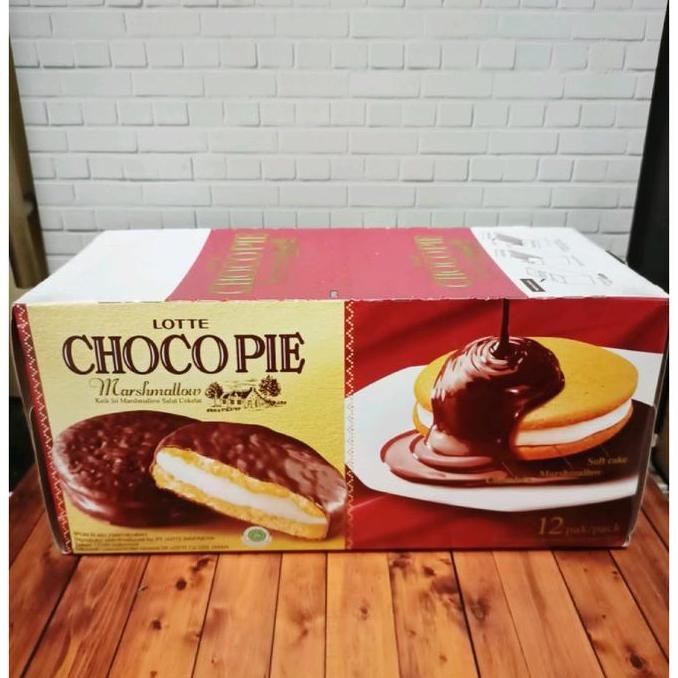 

Lotte Marshmallow Chocopie 1box 12pcs nUg