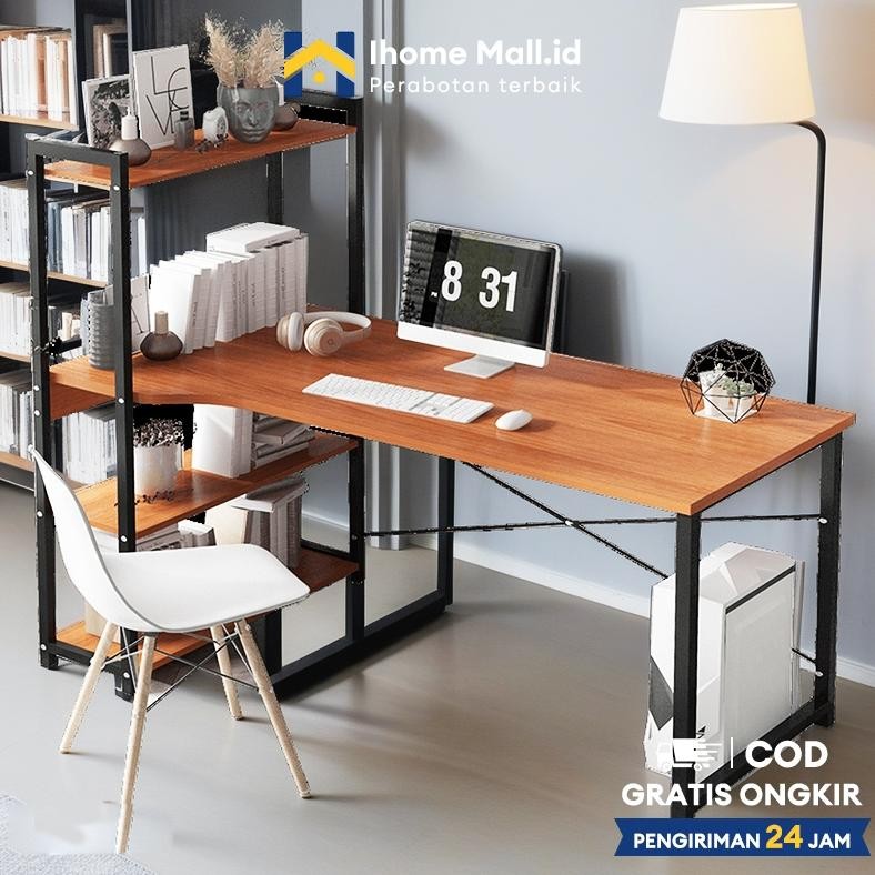 

MEJA BELAJAR MEJA KOMPUTER MEJA KERJA MINIMALIS MEJA KANTOR DENGAN LACI MEJA BELAJAR ANAK AESTHETIC