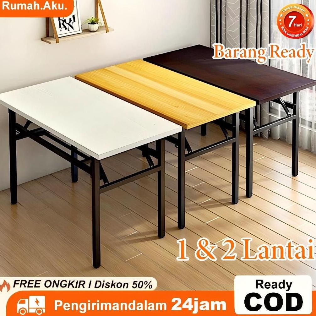 

MEJA LIPAT PORTABLE MEJA BELAJAR BESI MEJA KOMPUTER MEJA MAKAN MEJA KANTOR MEJA KAYU MEJA PELATIHAN SERBAGUNA