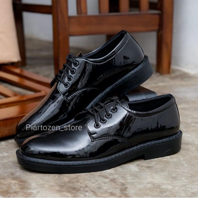 sepatu dinas pdh pendek pria kantor tni polri security kantor resmi