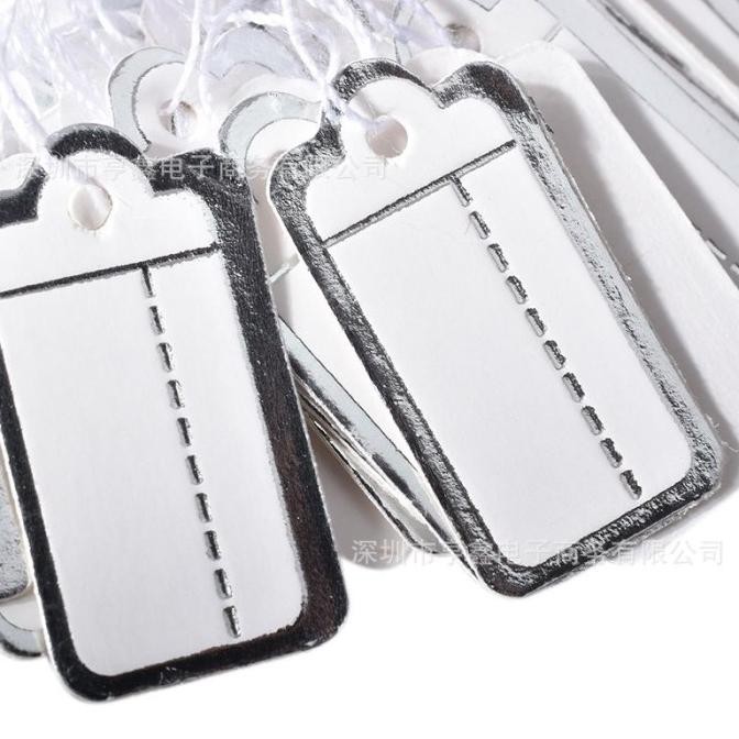 

READY STOCK ISI 500 PRICE TAG LABEL HARGA PERHIASAN PUTIH LIST GOLD/SILVER !!!!!