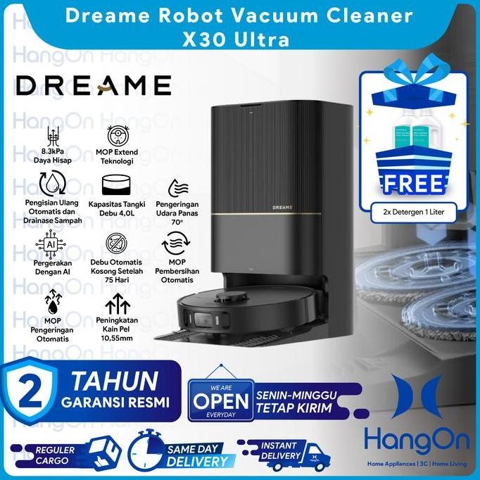Dreame X30 Ultra Master Robot Vacuum Enhanced MopExtend 3 SelfCleaning