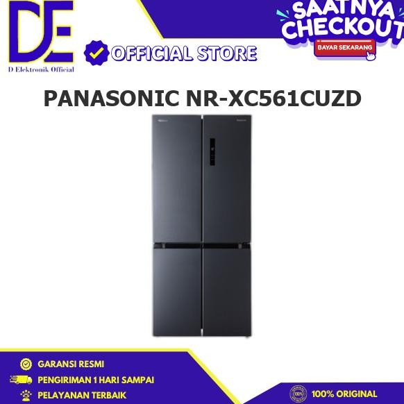 PANASONIC NR-XC561CUZD KULKAS 4 PINTU MULTIDOOR INVERTER 568L EODORIZER SBS FLEXIZONE//NRXC561CUZD