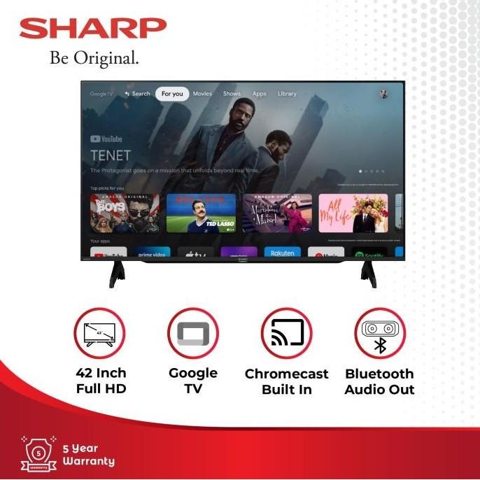 Sharp LED TV AQUOS LED 2T-C42FG1I Black 42 inch