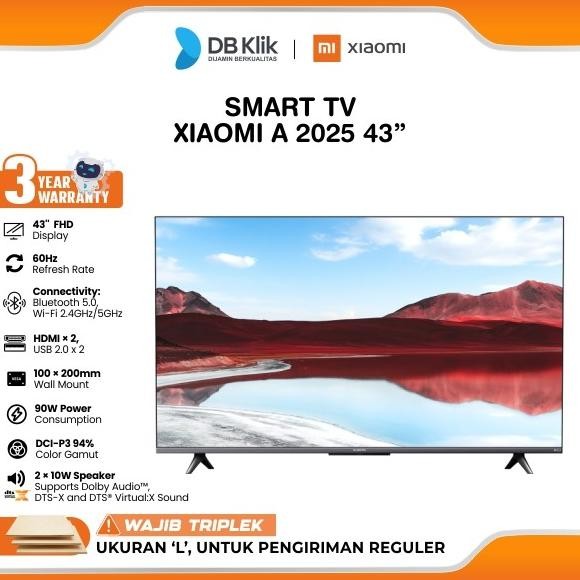 Smart TV Xiaomi A 2025 43" FHD (L43MA-AFID)