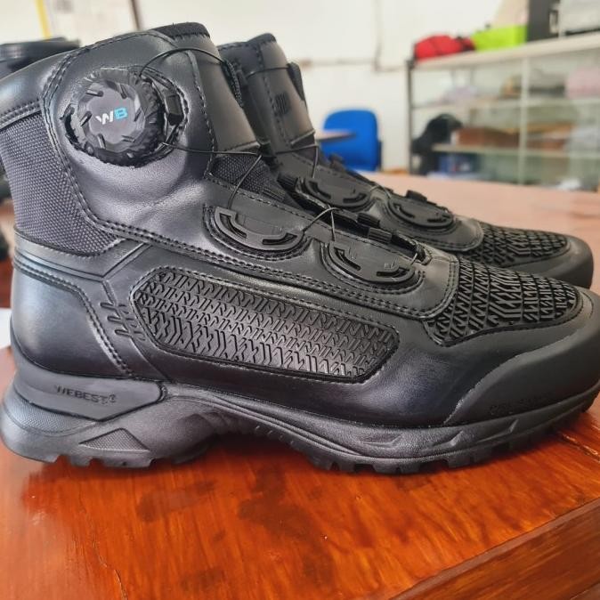 Sepatu PDH TNI Polri Tali putar Midtrack Boa Libra MK2 Original Webest