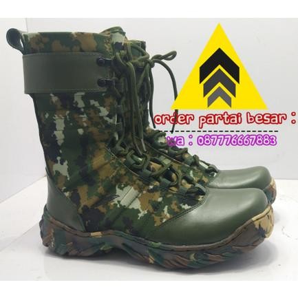 Sepatu PDL Loreng TNI Kostrad