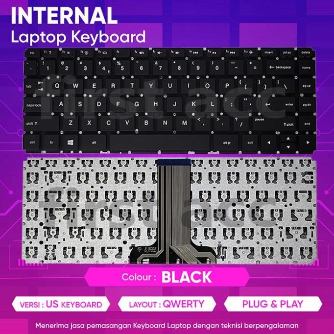 Keyboard Laptop Hp 14S-Cf0131Tu 14S-Cf1047Tx New Stok