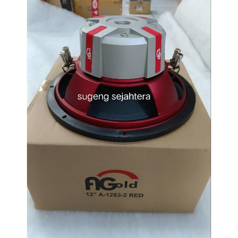 rwe-45 aw-96 SUBWOOFER ACOUSTIC GOLG 12 INCH AC 1283 RED Murah Terlaris