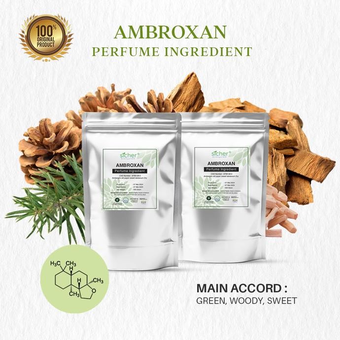 Sale Sicher Perfume Ingredient / Raw Material Perfumery - Ambroxan (Bubuk)