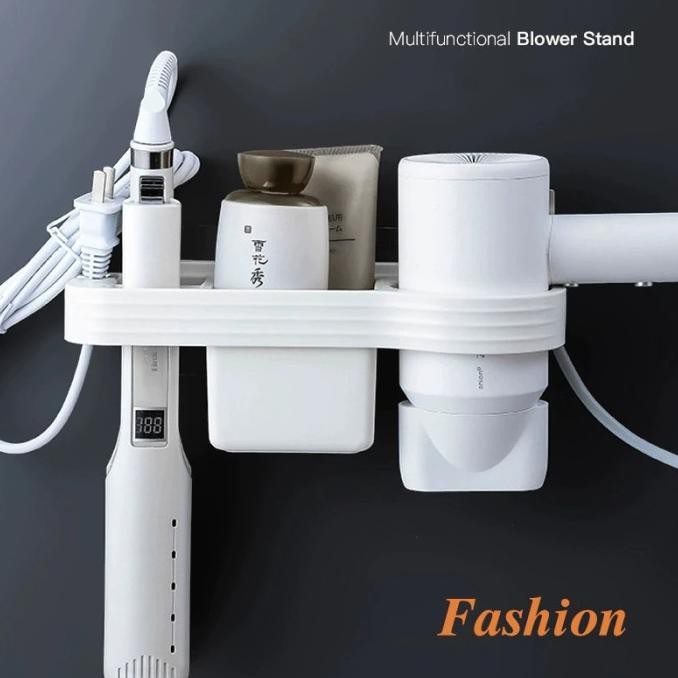 Rak Gantung Kamar Mandi Hair Dryer Sisir Sabun Bath Room Organizer