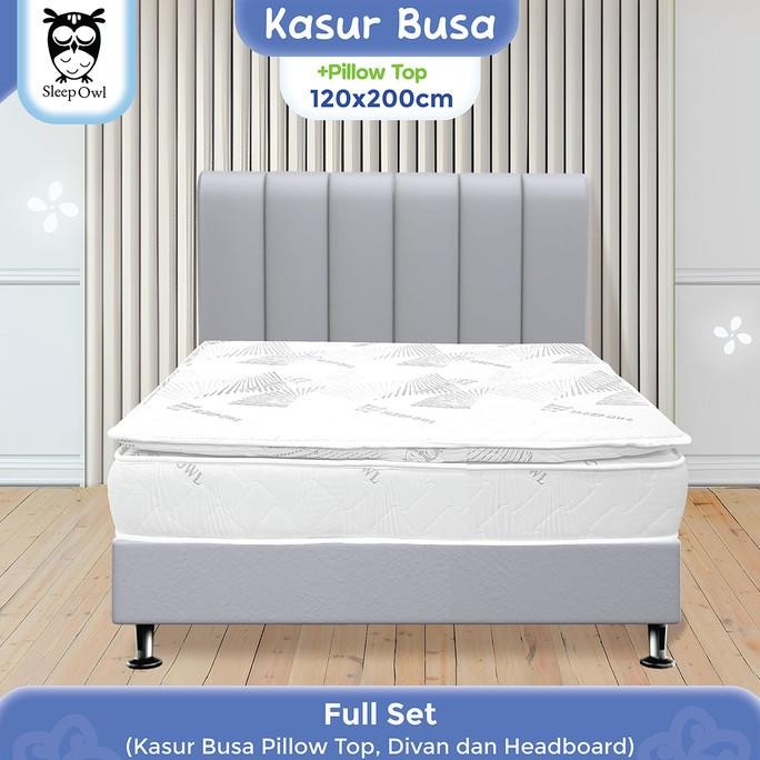 Dipan divan sandaran untuk springbed atau kasur (120x200)-BOSTON DS