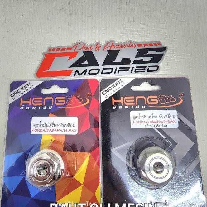 Baut Oli Mesin 2Kunci Stainless Hexagonal Yamaha Honda Ninja 2Tak Heng