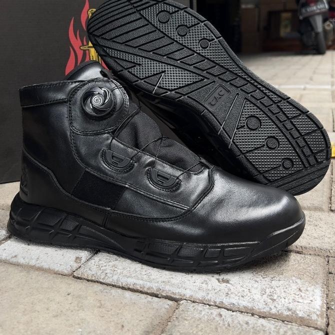 Sepatu PDH Midtrack Tactical TNI Polri Original Tali Putar