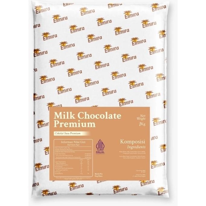 

Milk Chocolate Couverture 1kg / cokelat blok rasa susu / coklat blok liquid