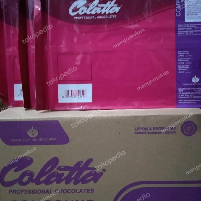 

Colatta dark compound/ dark chocolate 1kg termurahh!! liquid