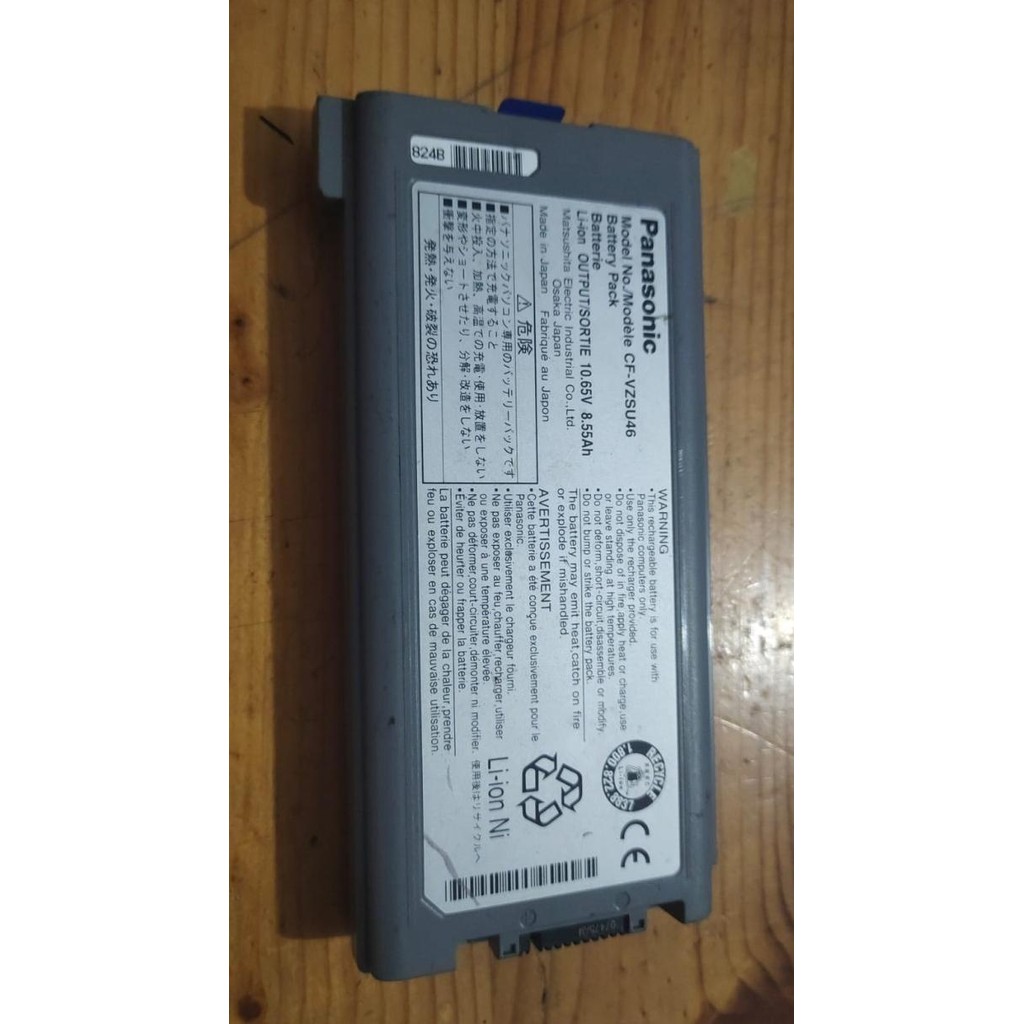 Baterai Battry Laptop Panasonic Toughbook Cf-Vzsu46 Cf-30 Cf-31 Cf-53 New Stok
