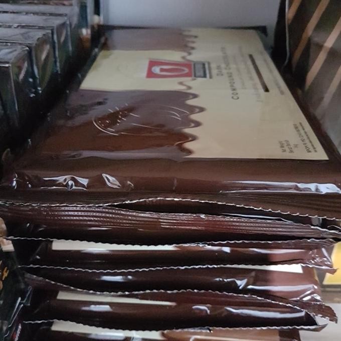 

tulip dark chocolate compound 1kg / coklat batang tulip dark 1kg liquid