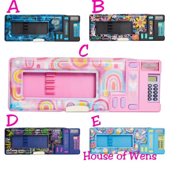 

SMIGGLE BRIGHT SIDE POP OUT PENCIL CASE ORIGINAL - TEMPAT PENSIL liquid