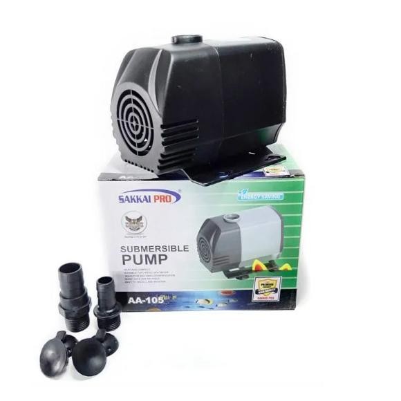 TERSEDIA Sakkai Pro AA 105 Pompa Air Celup Aquarium Akuarium Kolam Ikan AA105