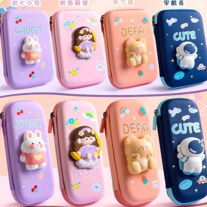 

Kotak Pensil Squishy 3D Anak Tempat Pensil 3D Anak Anti Air liquid