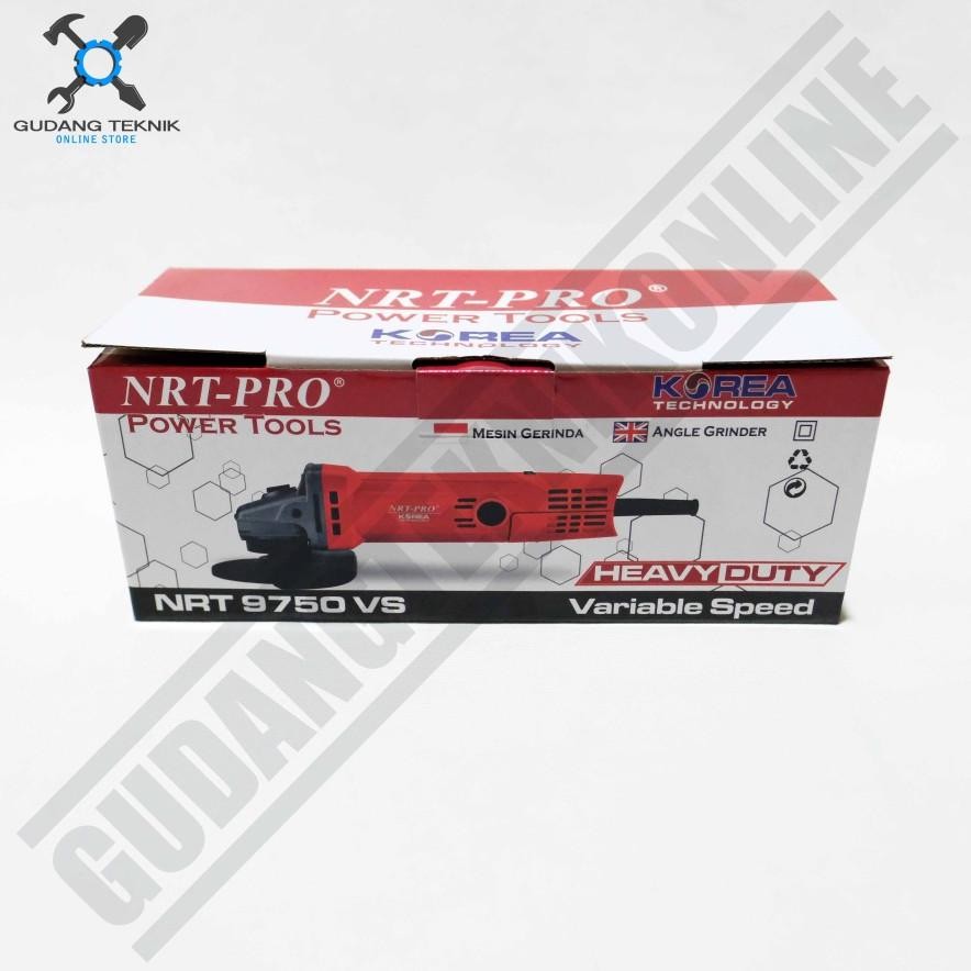 (NRT PRO 9750VS) NRT PRO 9750VS / Mesin Gerinda Tangan NRT 9750 VS Variable Speed - Angle Grinder NR