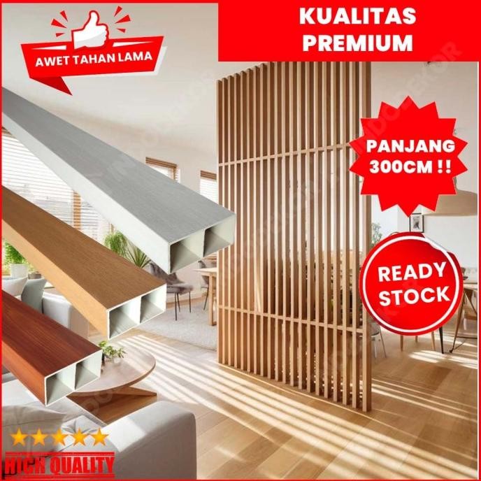 HARGA DISC - Partisi PVC / Kisi-Kisi Pembatas Ruangan BAHAN PVC / Partisi Hollow Indoor PVC